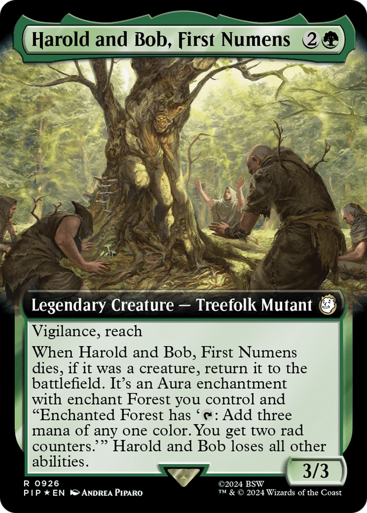 Harold and Bob, First Numens (Extended Art) (Surge Foil) (PIP-926) - Fallout: (Extended Art) Foil