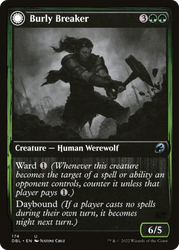 Burly Breaker (DBL-174) - Innistrad: Double Feature: (Double Faced Transform) Foil
