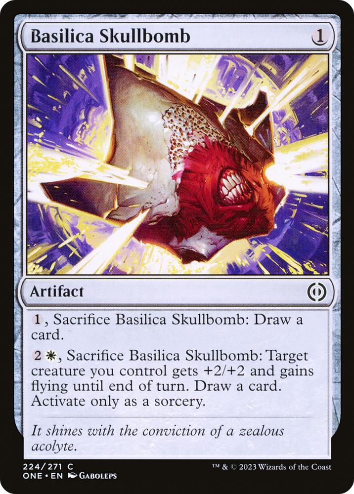 Basilica Skullbomb (ONE-224) - Phyrexia: All Will Be One