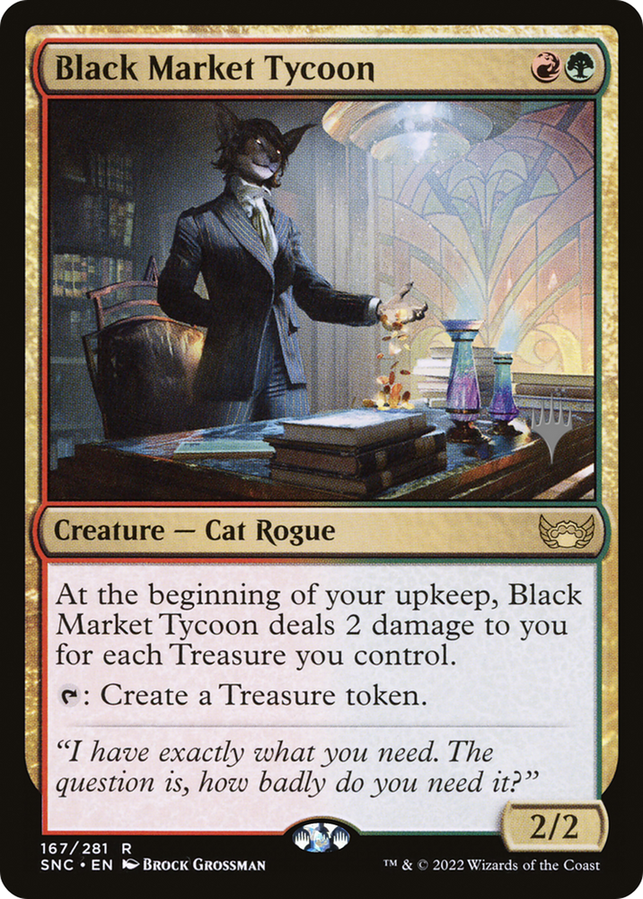 Black Market Tycoon (PPSNC-167P) - Streets of New Capenna Promos Foil
