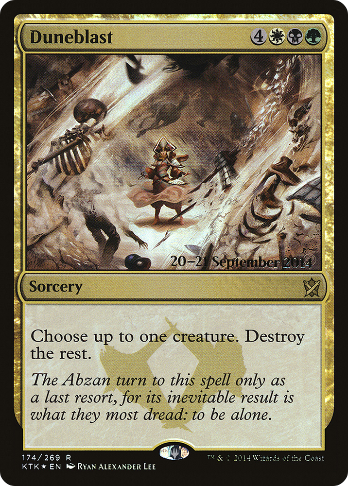 Duneblast (PRE-174) - Khans of Tarkir Promos Foil