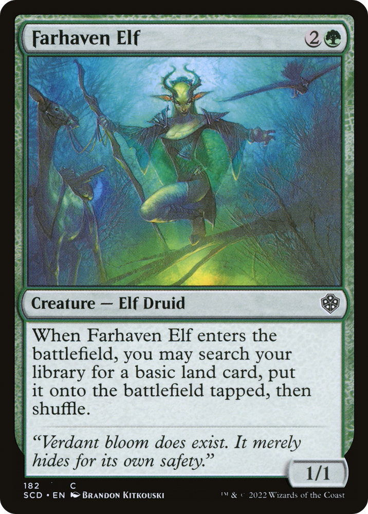 Farhaven Elf (SCD-182) - Starter Commander Decks