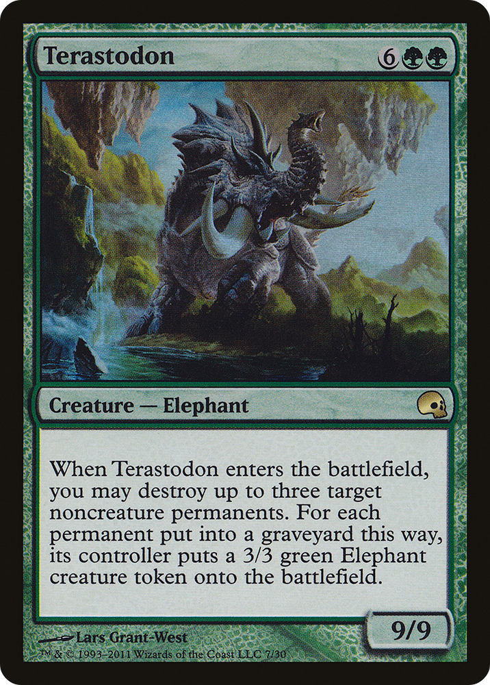 Terastodon (GRV-007) - Premium Deck Series: Graveborn Foil