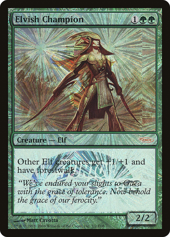 Elvish Champion (Junior Series Europe) (JSS-2E08) - Junior Series Europe Foil