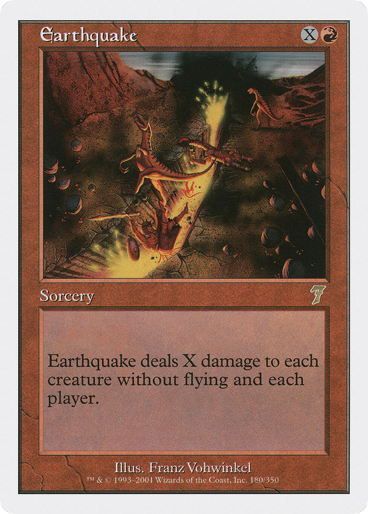 Earthquake (7ED-180) - Seventh Edition