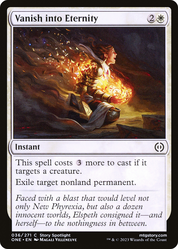 Vanish into Eternity (ONE-036) - Phyrexia: All Will Be One Foil