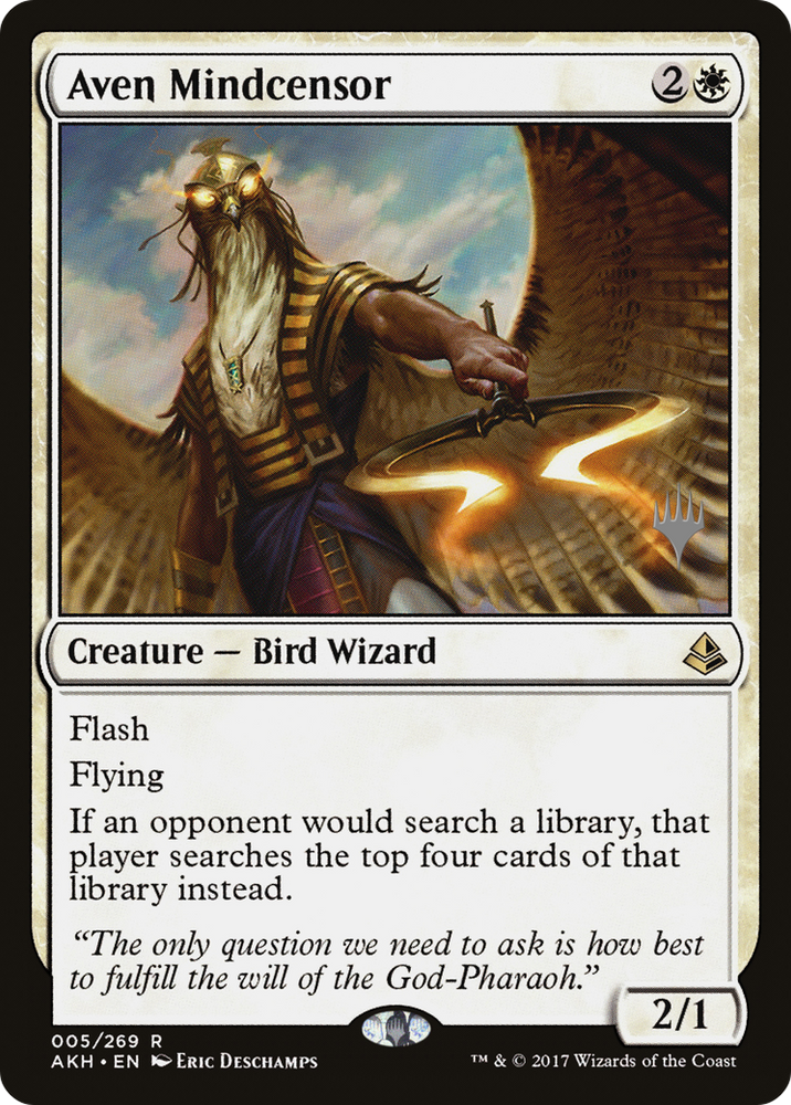 Aven Mindcensor (PPTHB-05P) - Amonkhet Promos Foil