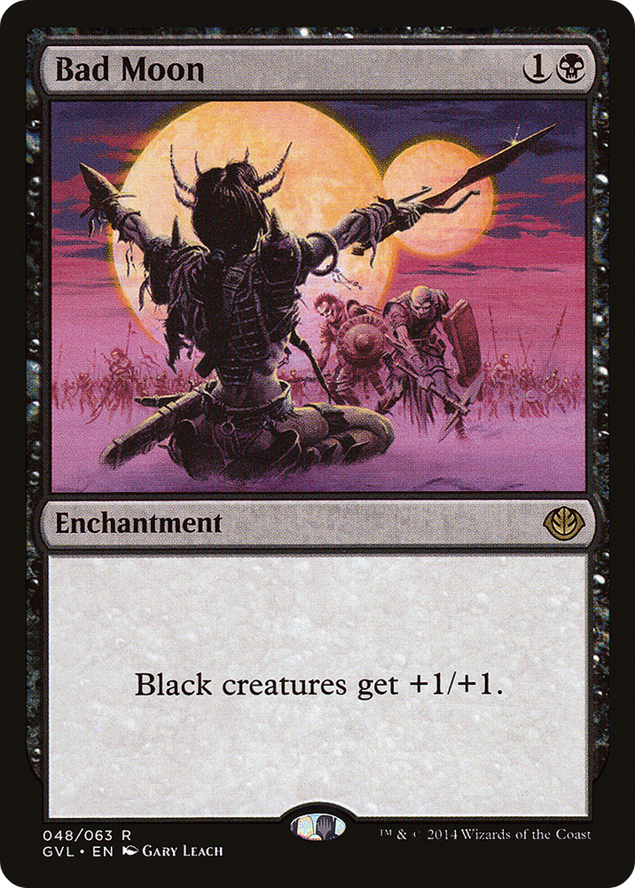 Bad Moon (DD3-048) - Duel Decks Anthology: Garruk vs. Liliana