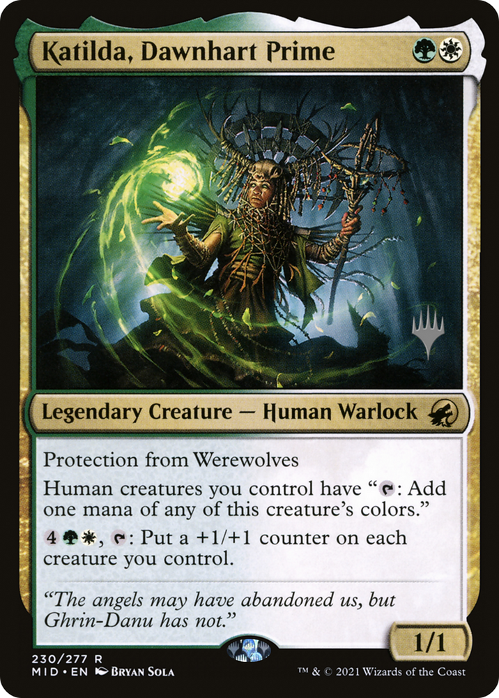Katilda, Dawnhart Prime (PPMID-230P) - Innistrad: Midnight Hunt Promos