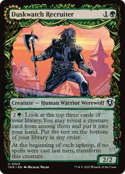 Duskwatch Recruiter // Krallenhorde Howler (INR-323) - Innistrad Remastered: (Showcase)