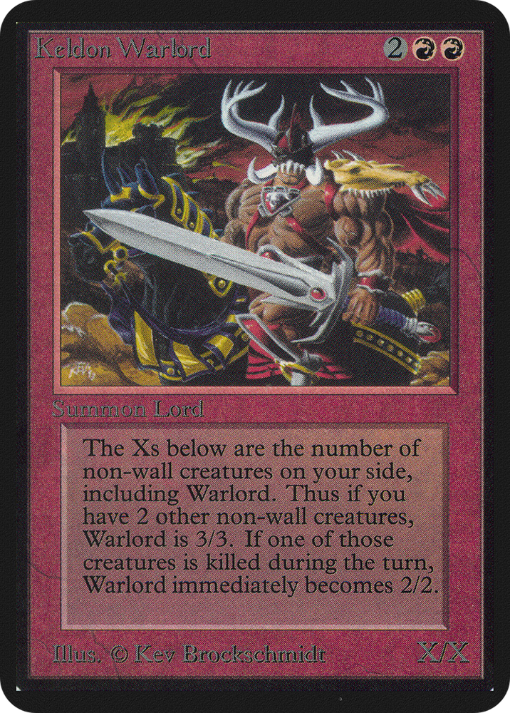 Keldon Warlord (LEA-160) - Limited Edition Alpha