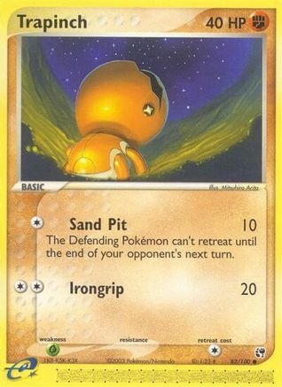 Trapinch 082/100  - Reverse Holofoil Sandstorm - Common