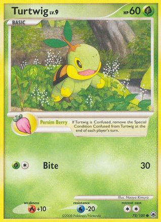 Turtwig (78) 078  Majestic Dawn - Uncommon