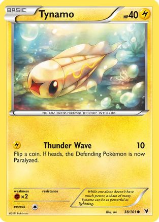 Tynamo (38) 038/101  - Reverse Holofoil Noble Victories - Common