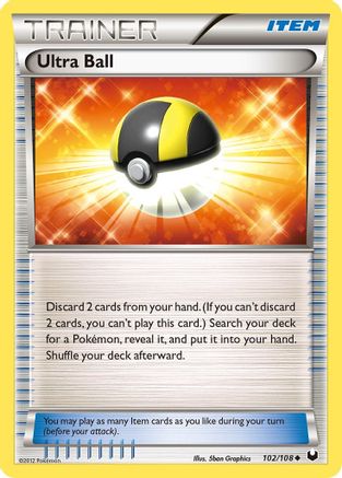 Ultra Ball 102/108  Dark Explorers - Uncommon