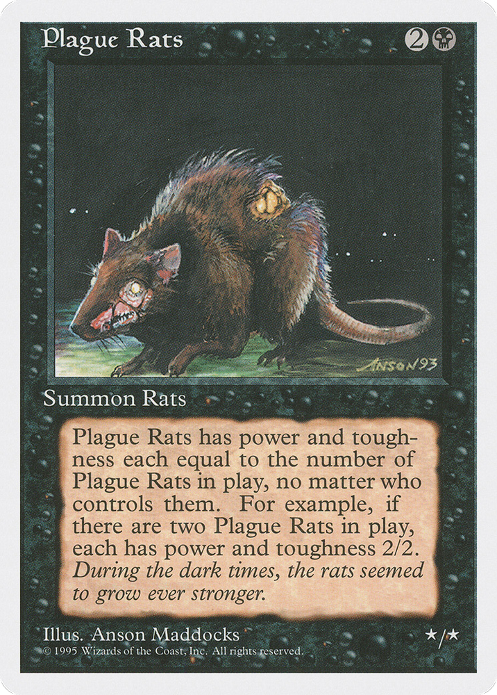 Plague Rats (4ED-) - Fourth Edition
