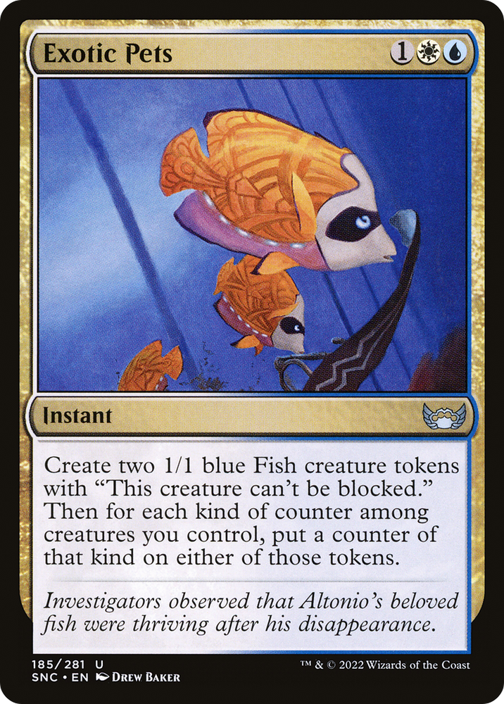 Exotic Pets (SNC-185) - Streets of New Capenna Foil
