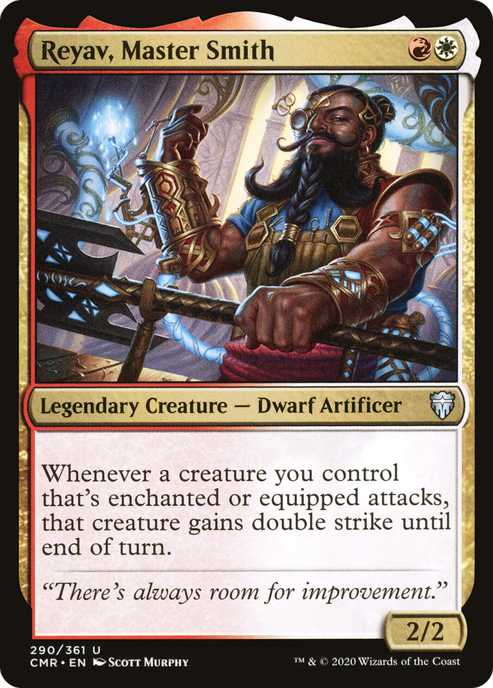 Reyav, Master Smith (CMR-290) - Commander Legends Foil