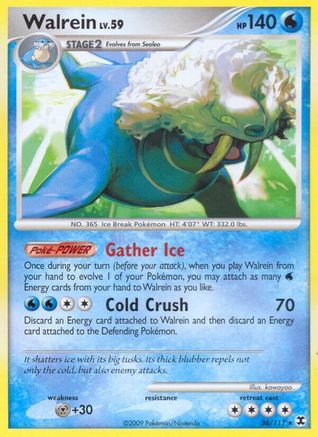 Walrein 036  Rising Rivals - Rare