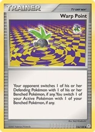 Warp Point 116/130  - Reverse Holofoil Diamond and Pearl - Uncommon