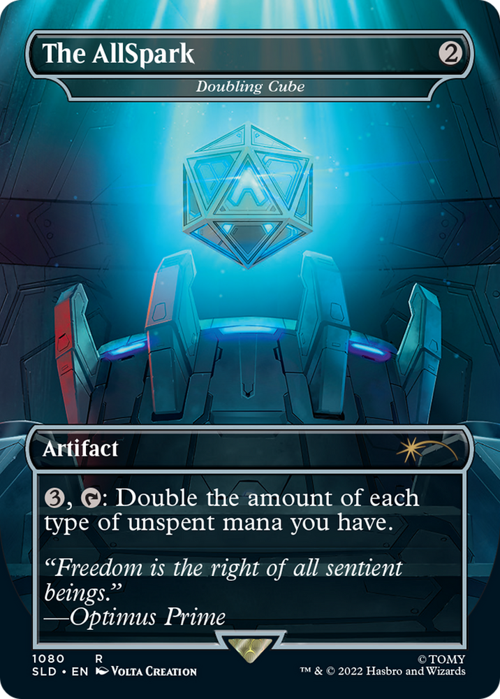 The AllSpark - Doubling Cube (SLD-1080) - Secret Lair Drop (Borderless)