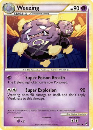 Weezing 038  Call of Legends - Rare