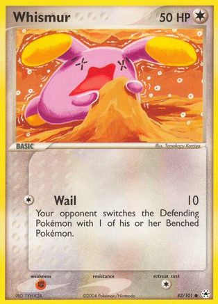 Whismur 082/101  Hidden Legends - Common