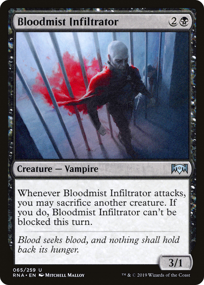 Bloodmist Infiltrator (RNA-065) - Ravnica Allegiance Foil