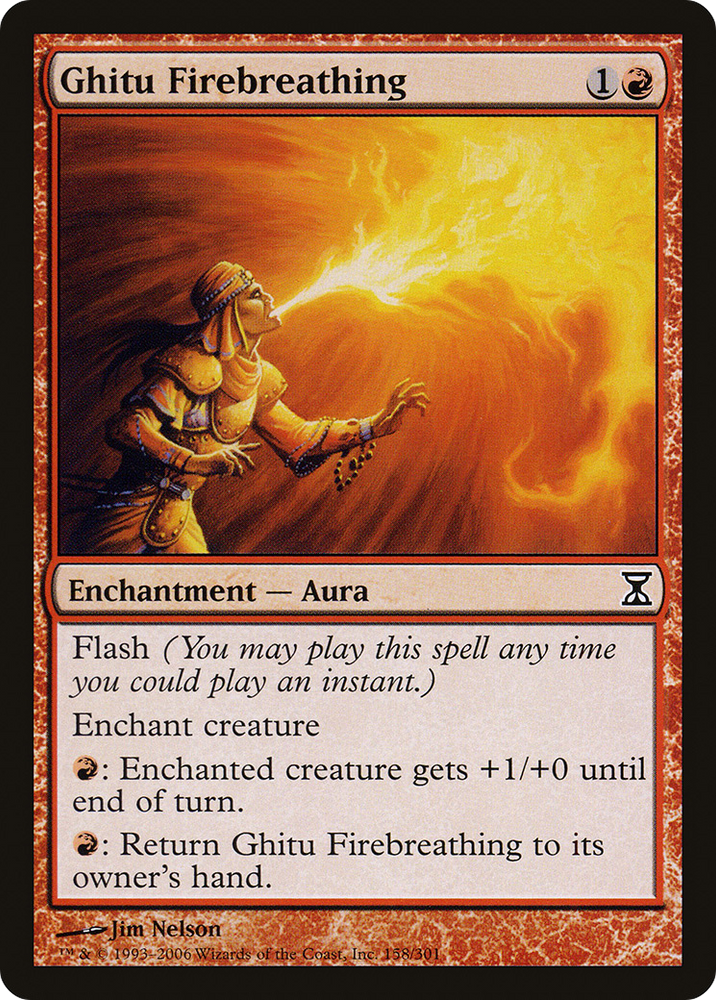 Ghitu Firebreathing (TSP-158) - Time Spiral Foil