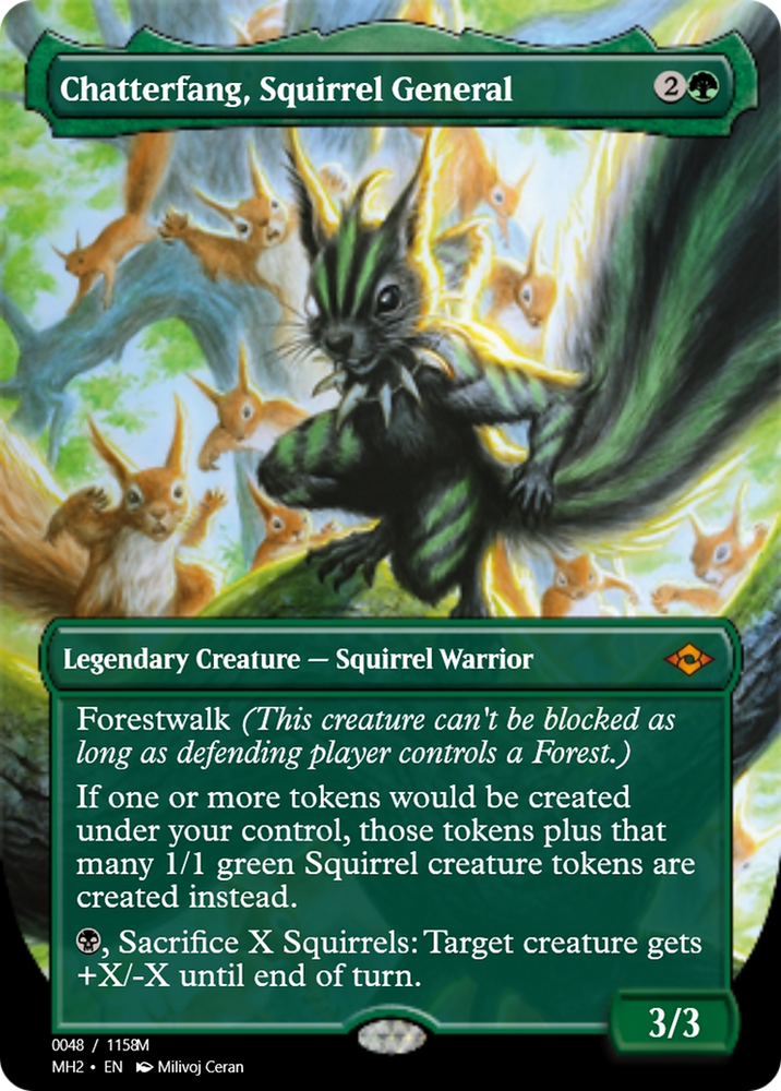Chatterfang, Squirrel General (PRM-91297) - Magic Online Promos Foil