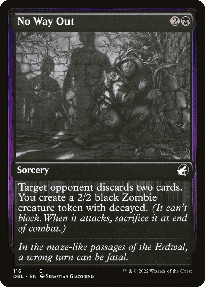 No Way Out (DBL-116) - Innistrad: Double Feature Foil