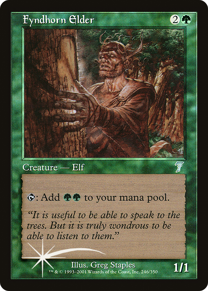 Fyndhorn Elder (7ED-246★) - Seventh Edition Foil