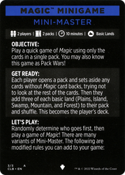 Mini-Master // Mini-Master (cont'd) (MCLB-003) - Commander Legends: Battle for Baldur's Gate Minigames Foil