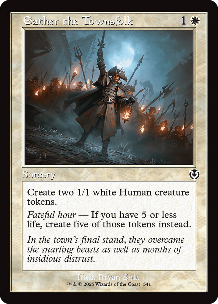 Gather the Townsfolk (INR-341) - Innistrad Remastered Foil