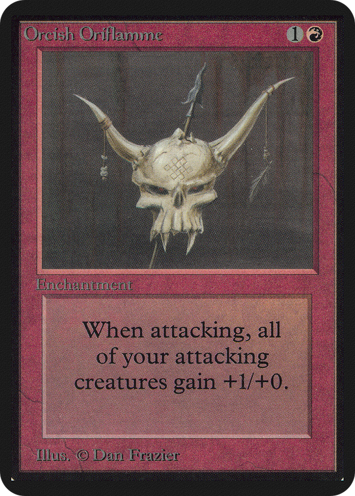 Orcish Oriflamme (LEA-166) - Limited Edition Alpha