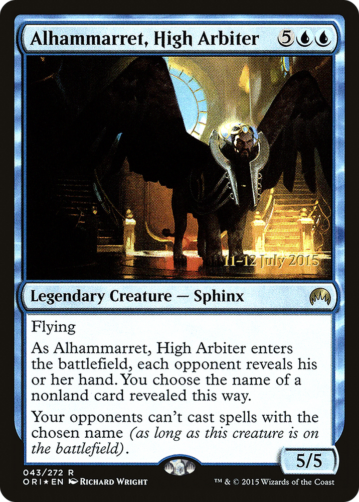 Alhammarret, High Arbiter (PRE-043) - Magic Origins Promos Foil