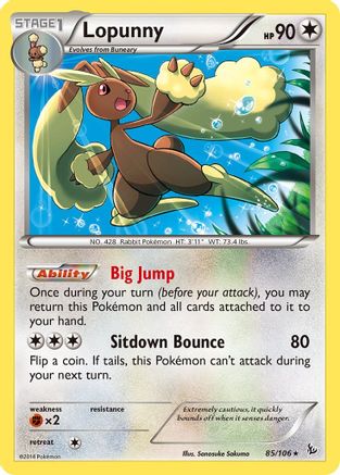Lopunny 085/106  XY  Flashfire - Rare