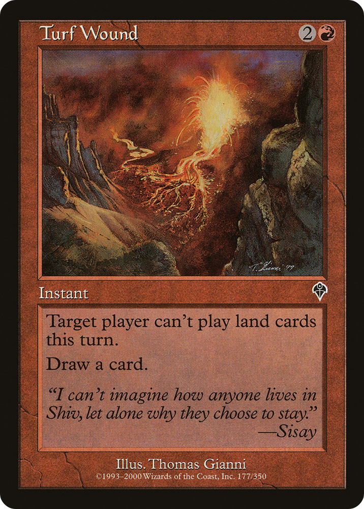 Turf Wound (INV-177) - Invasion Foil