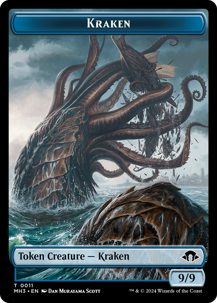 Kraken (TMH3-011) - Modern Horizons 3 Tokens