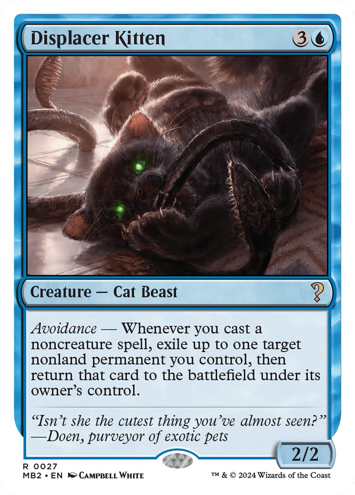 Displacer Kitten (MB2-027) - Mystery Booster 2