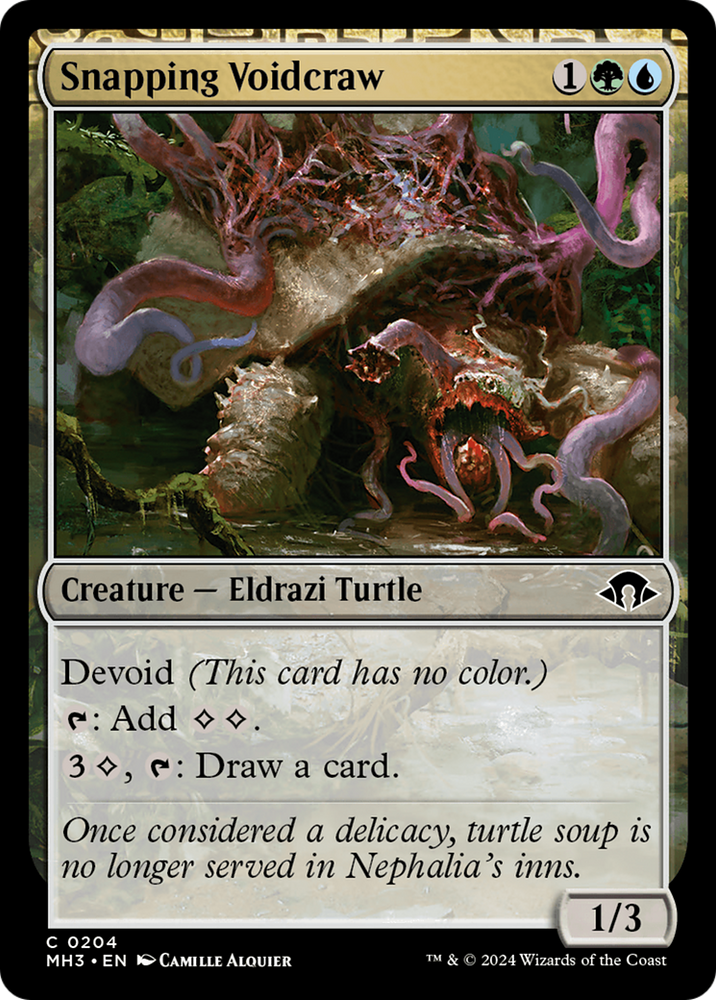 Snapping Voidcraw (MH3-204) - Modern Horizons 3: (devoid) Foil