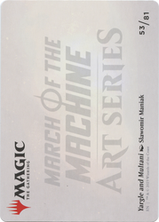 Yargle and Multani // Yargle and Multani (AMOM-053) - March of the Machine Art Series (Borderless) Foil