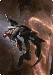 Fleetfoot Dancer // Fleetfoot Dancer (ASNC-026) - New Capenna Art Series (Borderless) Foil