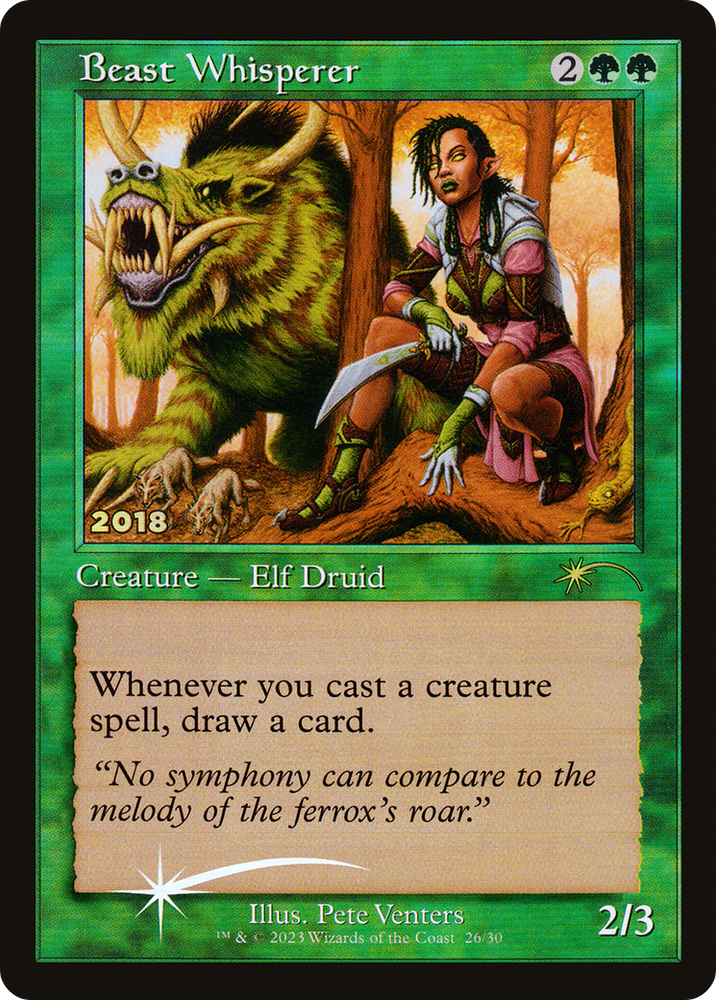 Beast Whisperer (30A-P-026) - 30th Anniversary Play Promos Foil