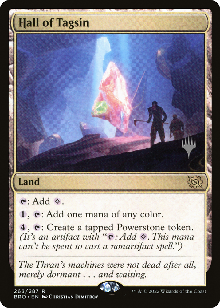 Hall of Tagsin (PPBRO-263) - The Brothers' War Promos Foil