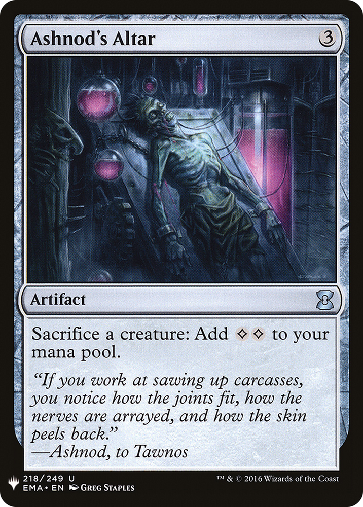 Ashnod's Altar (LIST-EMA-218) - The List