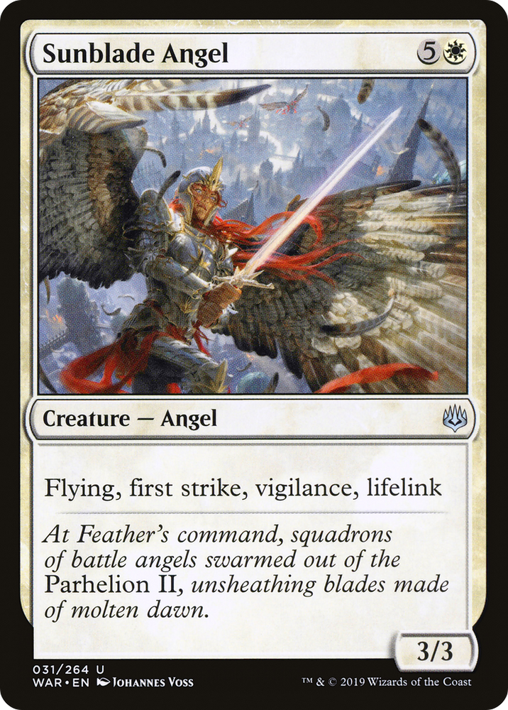 Sunblade Angel (WAR-031) - War of the Spark