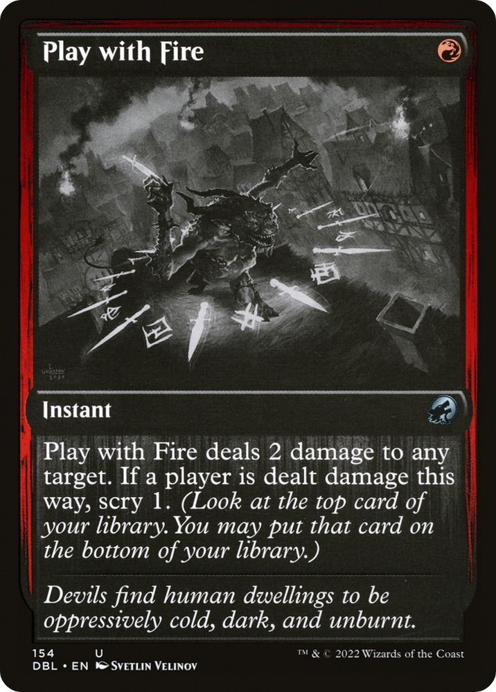 Play with Fire (DBL-154) - Innistrad: Double Feature Foil