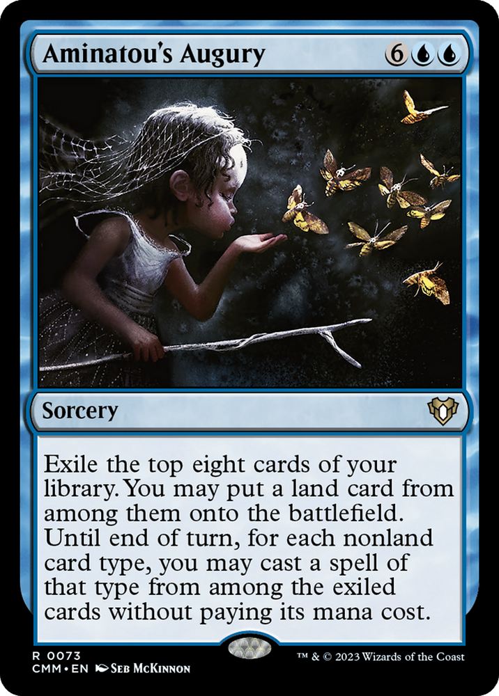 Aminatou's Augury (CMM-073) - Commander Masters Foil