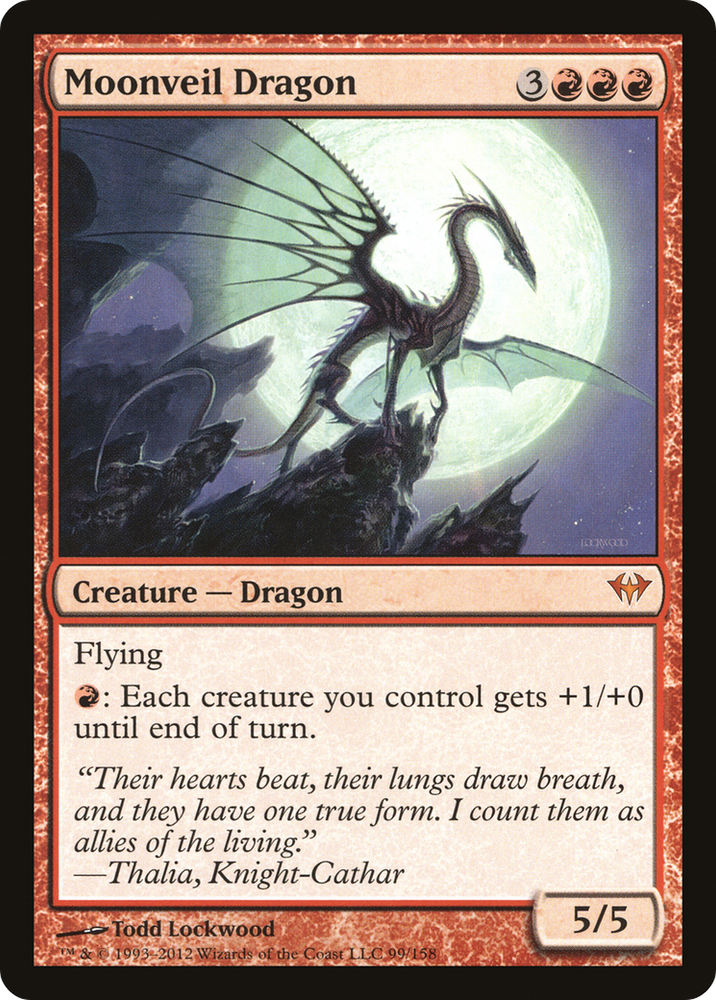 Moonveil Dragon (DKA-099) - Dark Ascension
